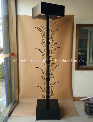 Het Rek van de de Toebehorenvertoning van de L700mmw700mm Auto, de Tribunes van de Helmvertoning met Haak