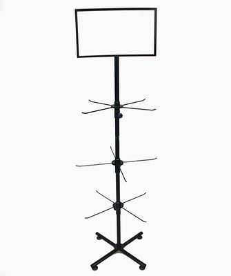 3 rijen 550mm Breedte 1780mm Rek van de Hoogte Roterend Vertoning voor Telefoongeval