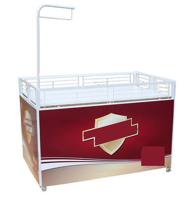 Witte Kleur 760mm de Lijst van Promo van de Diepteopslag met Draagbare Paraplu