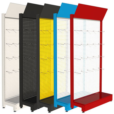ODM de Rekken van de Supermarktvertoning slaan de Kleinhandels van het toragehulpmiddel van Metaalpegboard Bijkomende Tribune op