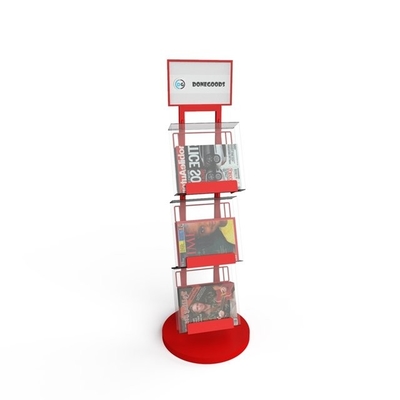 Van de het Metaalorganisator van de draadkrant het Opschortende Rek van Shelf Magazine Display
