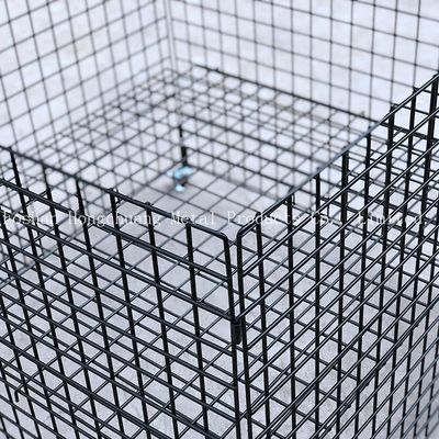Van het de kooikarretje van het winkelcomplex het draagbare metaal eenvoudige moderne ontwerp met van het het karretjehoofdkussen van de wielkooi het karretje van de de opslagkooi