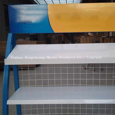 Van de Autotoebehoren van de moderniseringsstijl H850mm de Vertoningsrek met Blauw