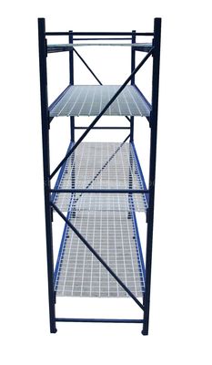 1880mm Lengte 600mm van de Opslagplanken van het Breedtepakhuis de Blauwe Kleur