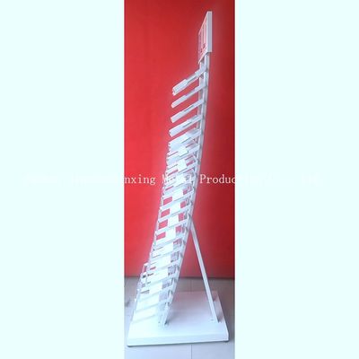 2050mm de Vertoningsrek van de Hoogte320*480 mm Steekproef, de Rekken van de Glasvertoning met Wit