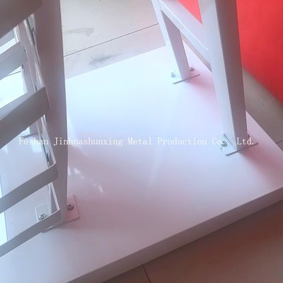2050mm de Vertoningsrek van de Hoogte320*480 mm Steekproef, de Rekken van de Glasvertoning met Wit