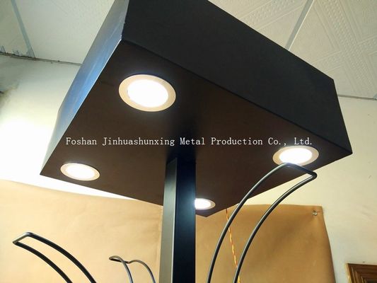 Het Rek van de de Toebehorenvertoning van de L700mmw700mm Auto, de Tribunes van de Helmvertoning met Haak