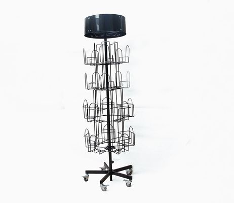 524mm Lengte 1708mm Rek van de Hoogte Roterend Literatuur, SpinnerBoekenrek 360 Graad