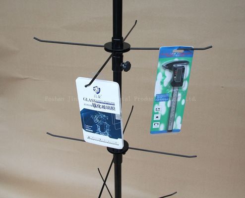 3 rijen 550mm Breedte 1780mm Rek van de Hoogte Roterend Vertoning voor Telefoongeval