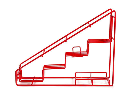 Van de het Metaalopslag van de stroopfles van het het Rekglas van de de Flessenladder de Vertoningsrek