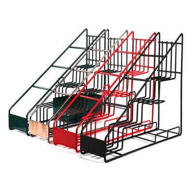 Van de het Metaalopslag van de stroopfles van het het Rekglas van de de Flessenladder de Vertoningsrek