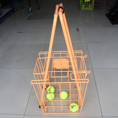Het Rek die van de sportuitrustingopslag 300mm Breedte 350mm vouwen het Onderwijskarren van het Lengtetennis, Grote Balcapaciteit