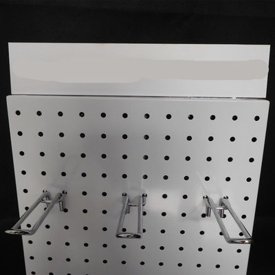 Aangepast Embleem 380mm Breedte de Vloer van het het Hulpmiddelrek van 589mm Hoogtepegboard Status