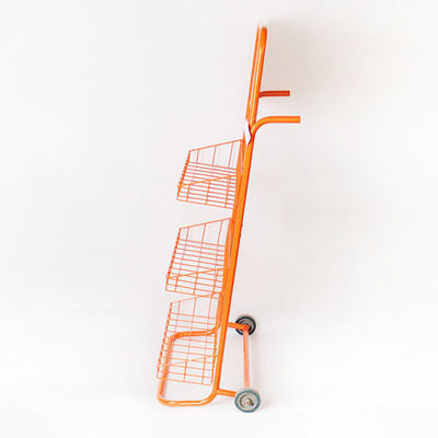 Douane 3 van de Supermarktplanken van de Rijendetailhandel de Bevorderingskarretje