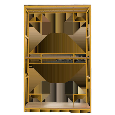Dubbele Laag 255mm Diepte het kabinet van de Organisatorrack display van de 407mm Hoogtekleding met slot