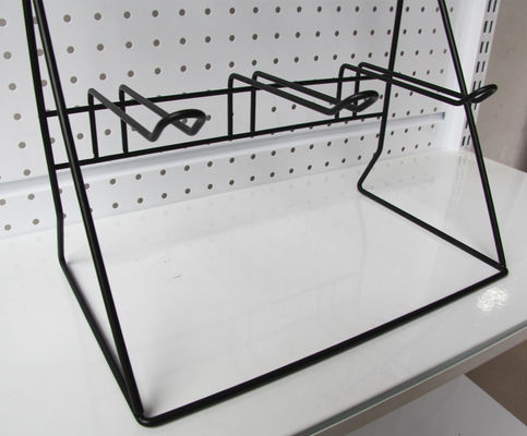 Mini Metal Wire Display Rack, de Oortelefoonhouder van Draadmesh display stands for battery