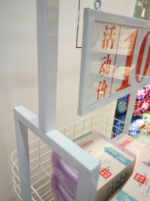 H1600mm Rek van de het Metaalvertoning van de Supermarkt het Promotiekoopwaar