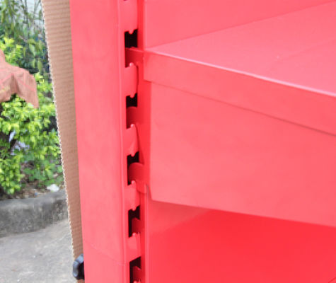 Heldere Rode TUV keurt Hulpmiddelrek Pegboard, Peg Display Rack For Retail-Opslag goed