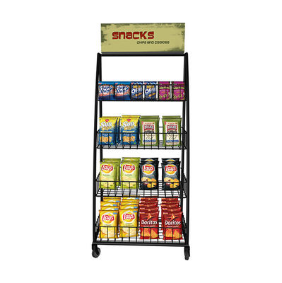 900*400*2000mm de Rekken van de de Supermarktvertoning van de Sodasnack, Staalrek voor Supermarkt