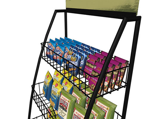 900*400*2000mm de Rekken van de de Supermarktvertoning van de Sodasnack, Staalrek voor Supermarkt