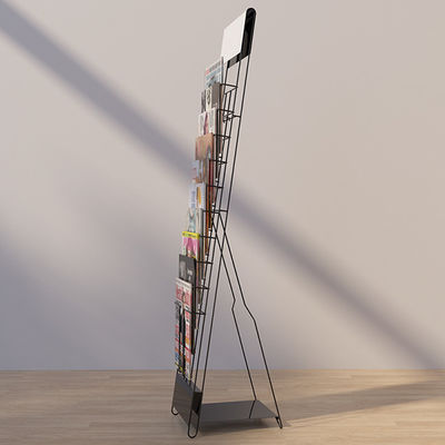 Aangepaste van de Vertoningsrekken van de Tijdschriftsupermarkt Lengte 250mm Hoogte 1310mm