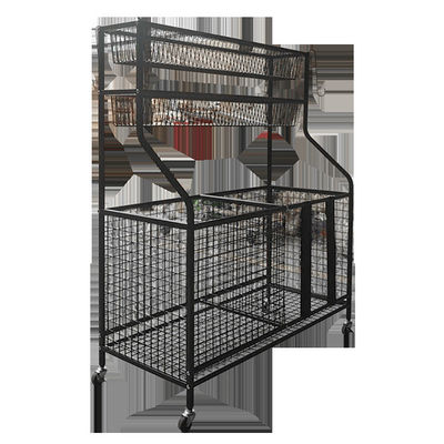 42inch de Sportuitrustingorganisator Rack With Baskets van de hoogte36inch Lengte en Haken