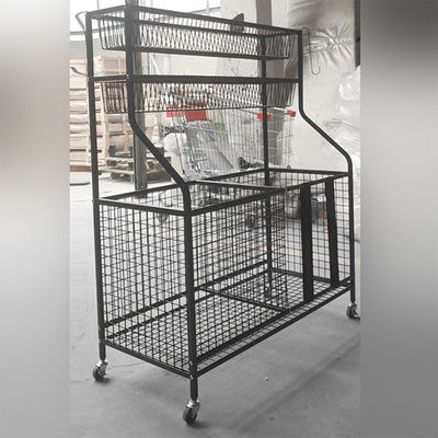 42inch de Sportuitrustingorganisator Rack With Baskets van de hoogte36inch Lengte en Haken