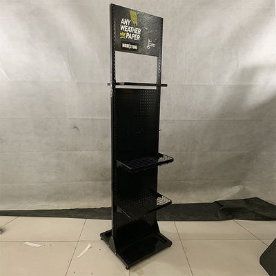 Zwarte het Rektribune van de Kleurend500mm H2000mm Vertoning voor Opslag