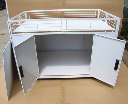 Witte Kleur 760mm de Lijst van Promo van de Diepteopslag met Draagbare Paraplu