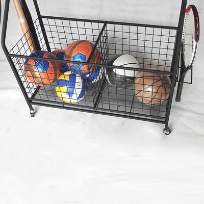 Het verwijderbare Zwarte Rek van de Sportuitrustingopslag voor Balgeneeskunde