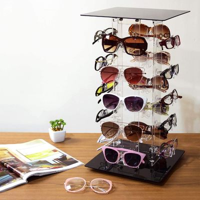 20 van de de Vertoningstribune van de kaders de Acryl Roterende Zonnebril Houder van Eyewear