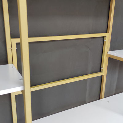 12 de Hoekboekenrek van de planken Industrieel Ladder met de Organisator van de de Plankenopslag van de 4 Rijvertoning