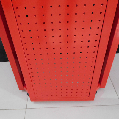 De Vertoningsrek van vier Rijenpegboard met het Embleem van de Houdersdouane