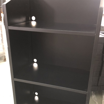 3 rijen het Zwarte het Koken het Aluminium van de Vertoningsrekken van de Fornuissupermarkt Regelbare Opschorten